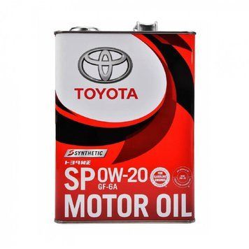 TOYOTA SP/GF-6A 0W20 (Japan) 4л 0888013205 фото