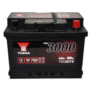 Yuasa 12V 60Ah SMF Battery YBX3075 (0) YBX3075 фото