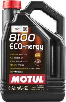 MOTUL 8100 Eco-nergy SAE 5W30 5л 102898 фото