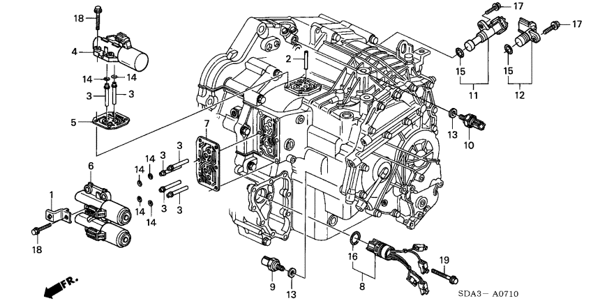 Прокладка соленоїда АКПП Honda 28252-PRP-000 (28252-RPC-000) 28252-PRP-000 фото