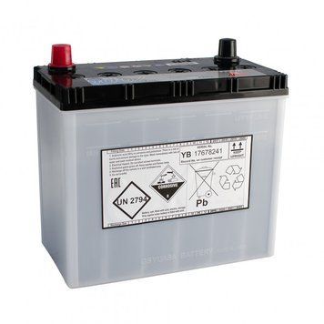 Yuasa 12V 45Ah EFB Start Stop Battery Japan YBX7053 (0) YBX7053 фото