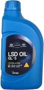 Масло трансмісійне Hyundai/Kia LSD Oil SAE 90 GL-5 1л 0210000110 фото