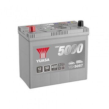 Yuasa 12V 50Ah Silver High Performance Battery Japan YBX5057 (1) YBX5057 фото