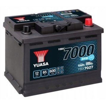 Yuasa 12V 65Ah 600A EFB Start Stop Battery YBX7027 (0) YBX7027 фото